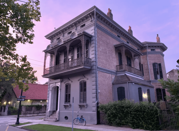 Make yourself at home in the historic French Quarter Lanaux Mansion, built in 1879