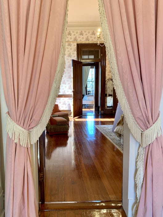 LANAUX bdrm 1 - view thru drapes into BR2 and Ruthies